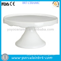 White Porcelain Cake Plate With Server